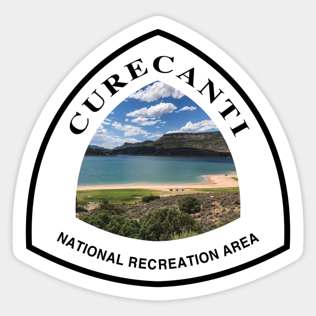 Curecanti National Recreation Area trail marker Sticker by nylebuss